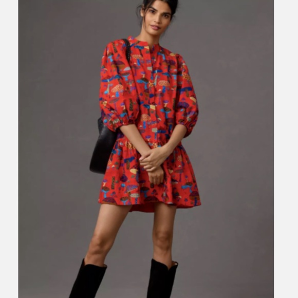 Farm Rio Printed Mini Tunic Dress - Picture 2 of 12